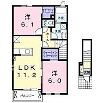 愛知県名古屋市天白区表台（賃貸アパート2LDK・2階・57.64㎡） その2