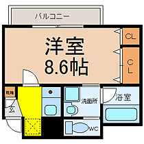 愛知県名古屋市名東区本郷３丁目（賃貸マンション1K・3階・24.88㎡） その2