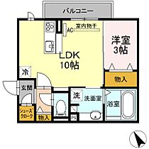 愛知県名古屋市緑区南大高４丁目（賃貸アパート1LDK・3階・35.27㎡） その2