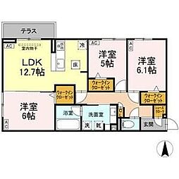 間取図画像 3LDK
