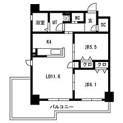 物件の間取り