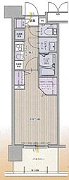 パルティール上社 1Kの間取図画像