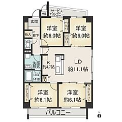 物件の間取り