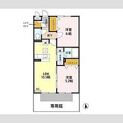 Droom京命 2LDKの間取図画像