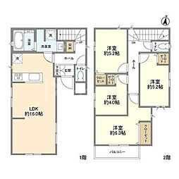 Kolet初石#05 1階4LDKの間取り