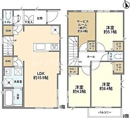 Ｋｏｌｅｔ初石02 1階3SLDKの間取り