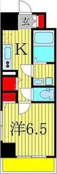 ベルフルール弐番館 1階1Kの間取り