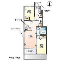 蔵の杜(くらのもり) 2LDKの間取図画像