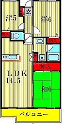 キャピタルステート 3LDKの間取図画像