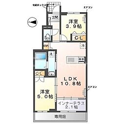 ANELA -アネラ - 2LDKの間取図画像