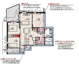 フォレストグランデ 3LDKの間取図画像