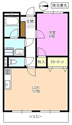 間取図画像 1LDK