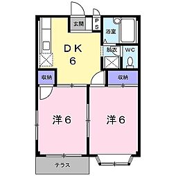 間取図画像 2DK