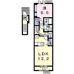 グランステージ 1LDKの間取図画像