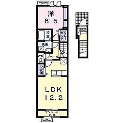 グランレーヴ 1LDKの間取図画像