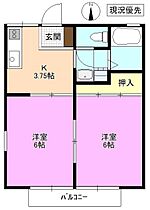 西村ハイツ  ｜ 長野県松本市村井町西１丁目（賃貸アパート2K・1階・31.69㎡） その2