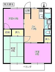 太田ハイツA 3DKの間取図画像