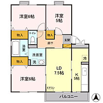 エクセレントガーデン ＡＲＵＧＡ　Ａ/Ｂ A202 ｜ 長野県松本市並柳３丁目（賃貸アパート3LDK・2階・67.15㎡） その2