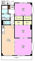 Ｄｏｍａｎｉ　Ｐａｃｅ  ｜ 長野県松本市庄内１丁目（賃貸マンション3LDK・3階・66.82㎡） その2