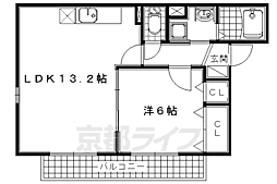 エクセラン・ソワ 1LDKの間取図画像