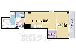 大雅六角ビル 1LDKの間取図画像