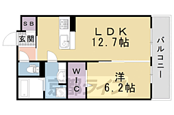 ヴェルドミール 1LDKの間取図画像
