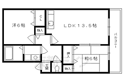 セジュールマーゴ 2LDKの間取図画像