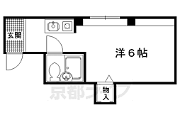 K'SHOUSE2 1Kの間取図画像