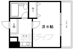 サニーライフゴトウ 1Kの間取図画像