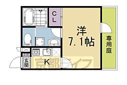 フェリーチェ鑓屋町 1Kの間取図画像