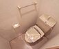 トイレ：ウォシュレット付きのトイレです。
