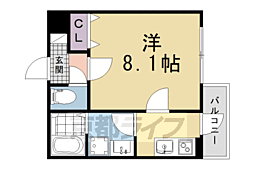 (仮称)高徳寺町マンション 1Kの間取図画像