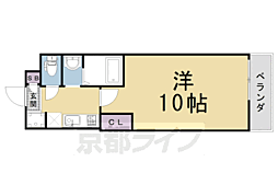 La Fite GOSHOKITA I 1Kの間取図画像