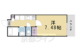 La Fite GOSHOKITA I 1Kの間取図画像