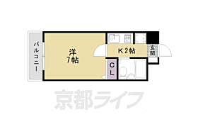 アポロン 206 ｜ 京都府京都市中京区西ノ京西月光町（賃貸マンション1K・2階・18.79㎡） その2