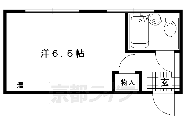 リンツ北野 301｜京都府京都市上京区北町(賃貸アパート1R・3階・17.80㎡)の写真 その2