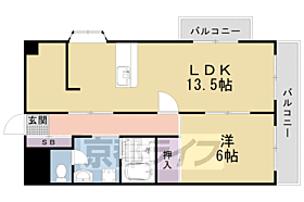 プラムタウンイマイ 201 ｜ 京都府京都市右京区太秦京ノ道町（賃貸マンション1LDK・2階・49.50㎡） その2