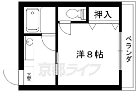 メゾンこやま南棟 407 ｜ 京都府京都市右京区梅津北浦町（賃貸マンション1K・4階・24.38㎡） その2