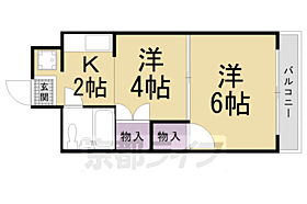 京都府京都市北区紫野西藤ノ森町（賃貸マンション2K・地下1階・26.30㎡） その2