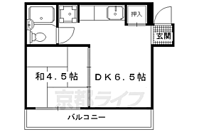 京都府京都市上京区大心院町（賃貸マンション1DK・1階・21.98㎡） その2