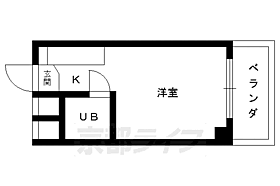 京都府京都市北区紫竹北大門町（賃貸マンション1K・2階・17.61㎡） その2