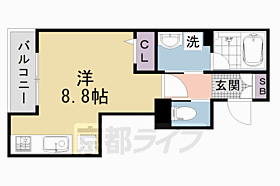 プラムベース 102 ｜ 京都府京都市中京区壬生淵田町（賃貸マンション1R・1階・27.00㎡） その2