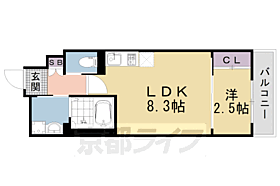 京都府京都市上京区新桝屋町（賃貸マンション1LDK・3階・27.90㎡） その2