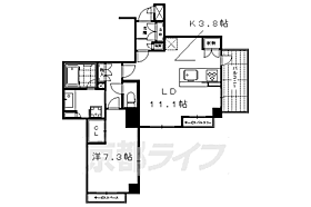 京都府京都市中京区俵屋町（賃貸マンション1LDK・3階・55.16㎡） その2