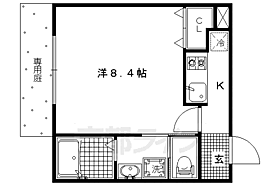 京都府京都市上京区畠山町（賃貸アパート1K・1階・24.96㎡） その2