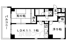 京都府京都市北区小山元町（賃貸マンション2LDK・2階・50.88㎡） その2