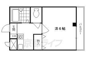 エリーフラッツ西京極 701 ｜ 京都府京都市右京区西京極西池田町（賃貸マンション1K・7階・18.00㎡） その2