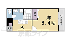 アムール　Ｋｕｒａｇａｎｏ 2階1Kの間取り