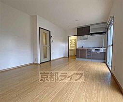 京都市営烏丸線 北山駅 徒歩14分の賃貸アパート 1階2LDKのリビング/ダイニング