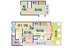 太秦井戸ヶ尻町貸家